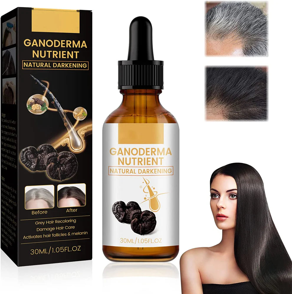 Serum Capilar de Ganoderma Para Oscurecer el Cabello